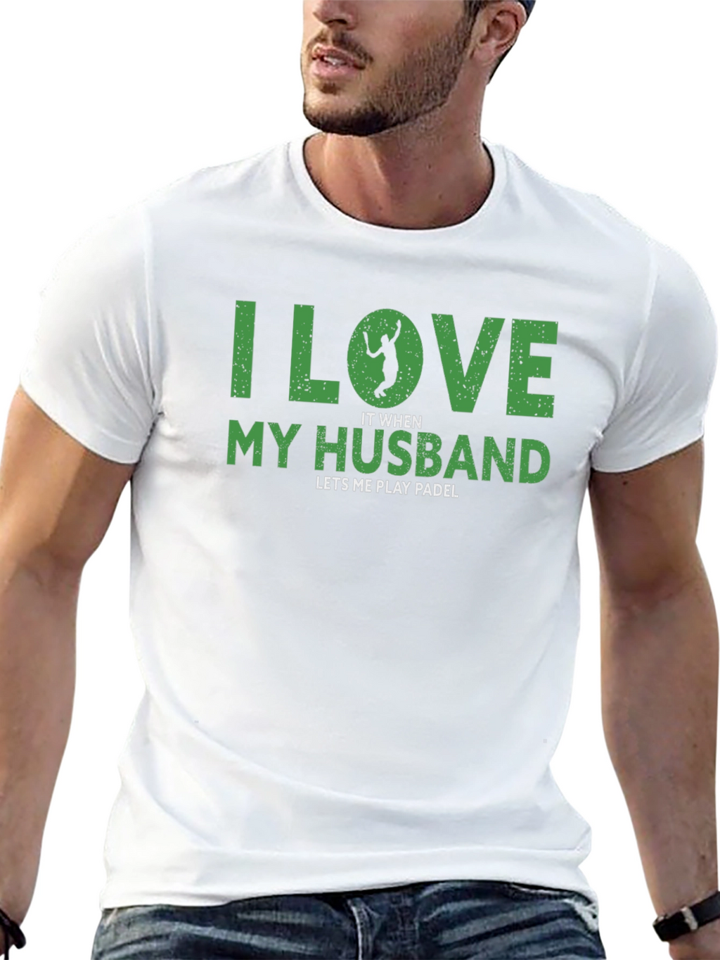 I Love My Husband Womens Padle T-Shirt
