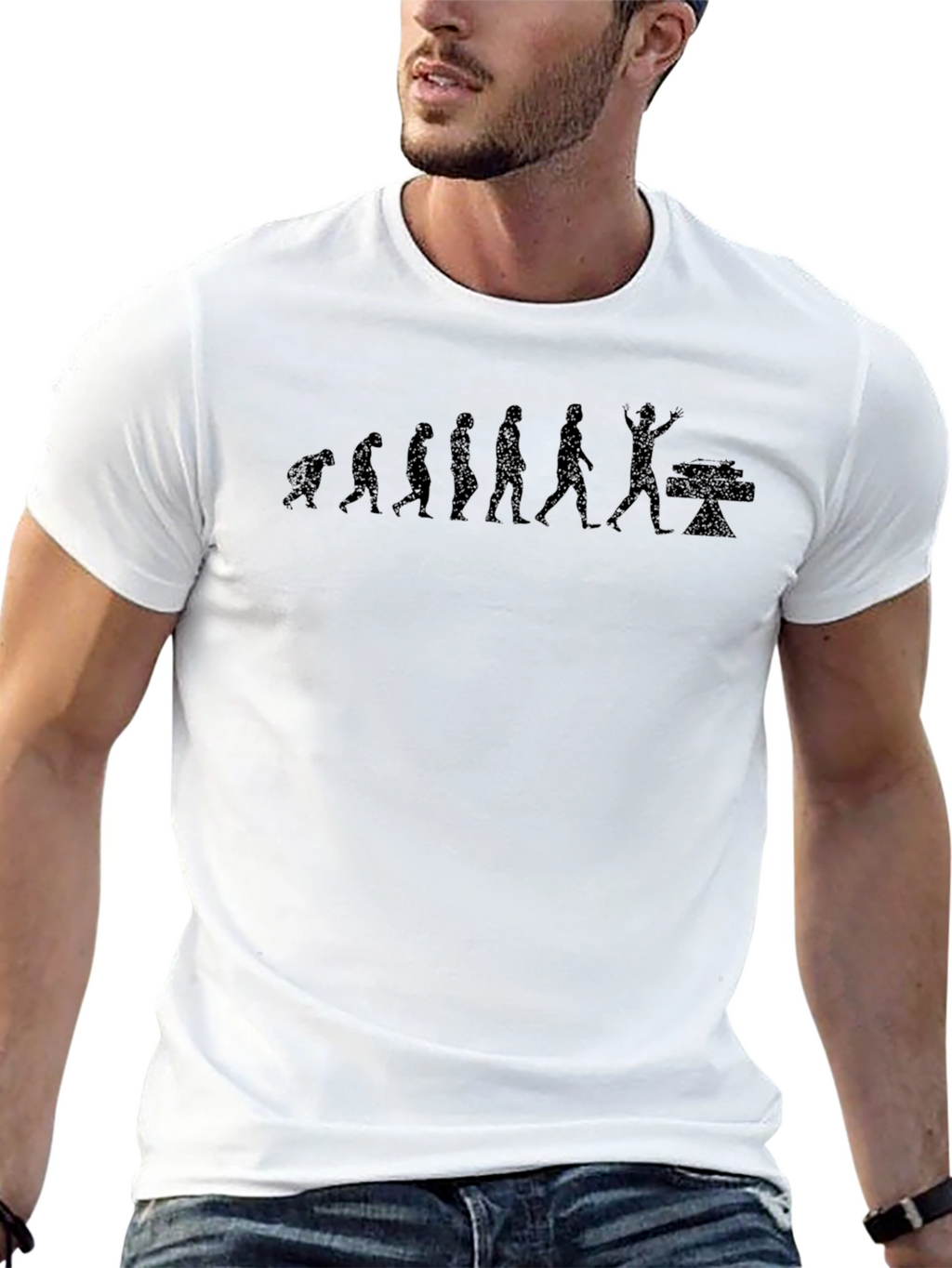 Evolution of Anesthesia Black T-Shirt
