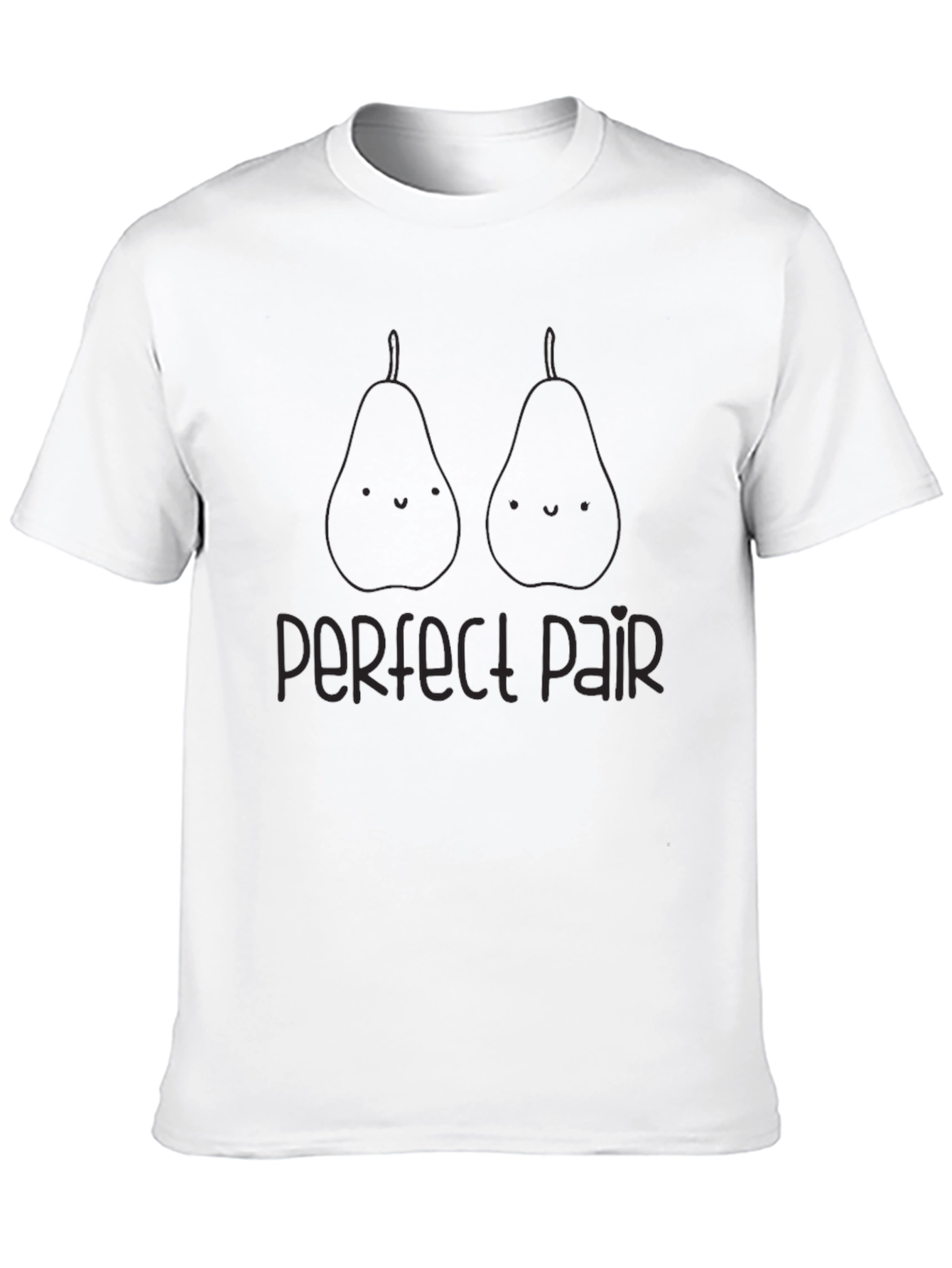 Perfect Pair Graphic Tee - Unisex Black T-Shirt
