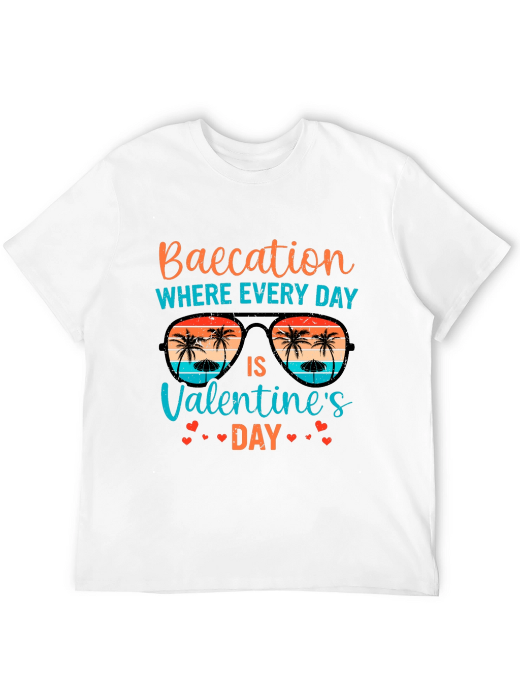Baecation Valentines Day Graphic T-Shirt