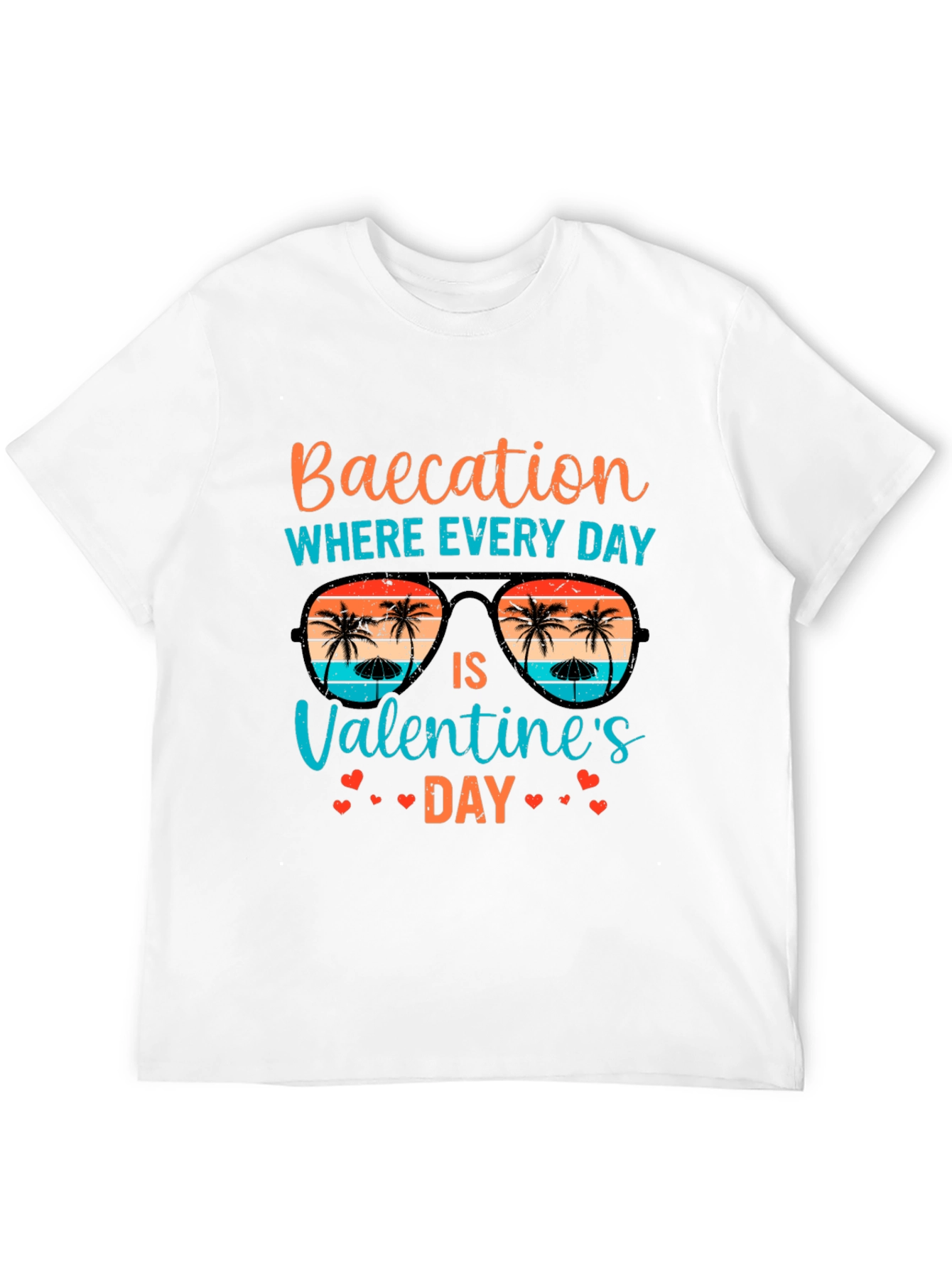 Baecation Valentines Day Graphic T-Shirt