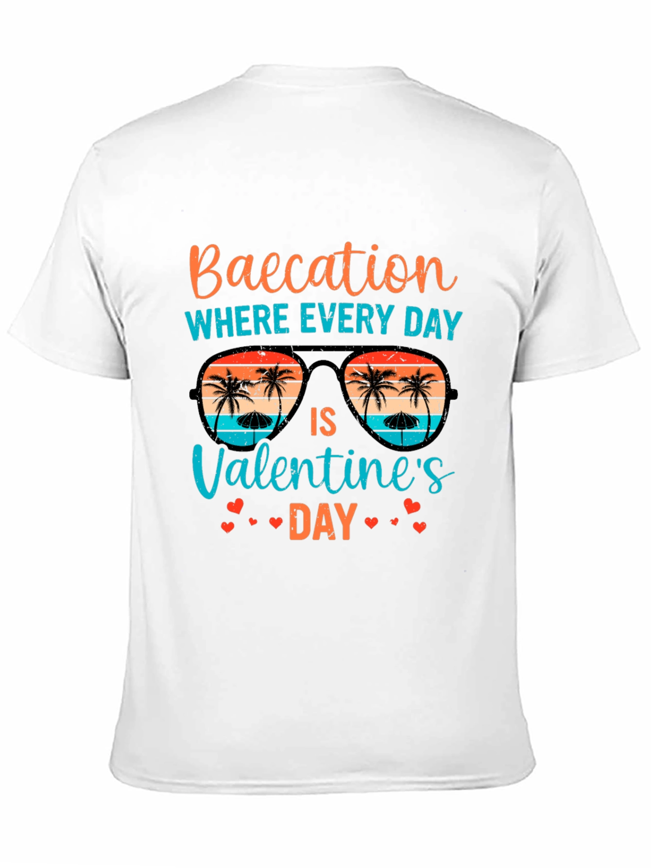 Baecation Valentines Day Graphic T-Shirt
