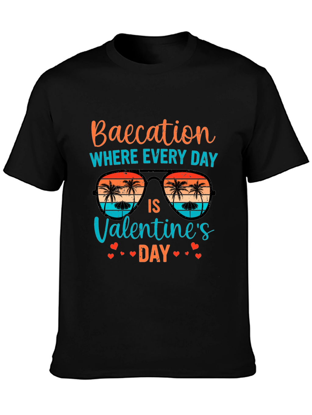 Baecation Valentines Day Graphic T-Shirt