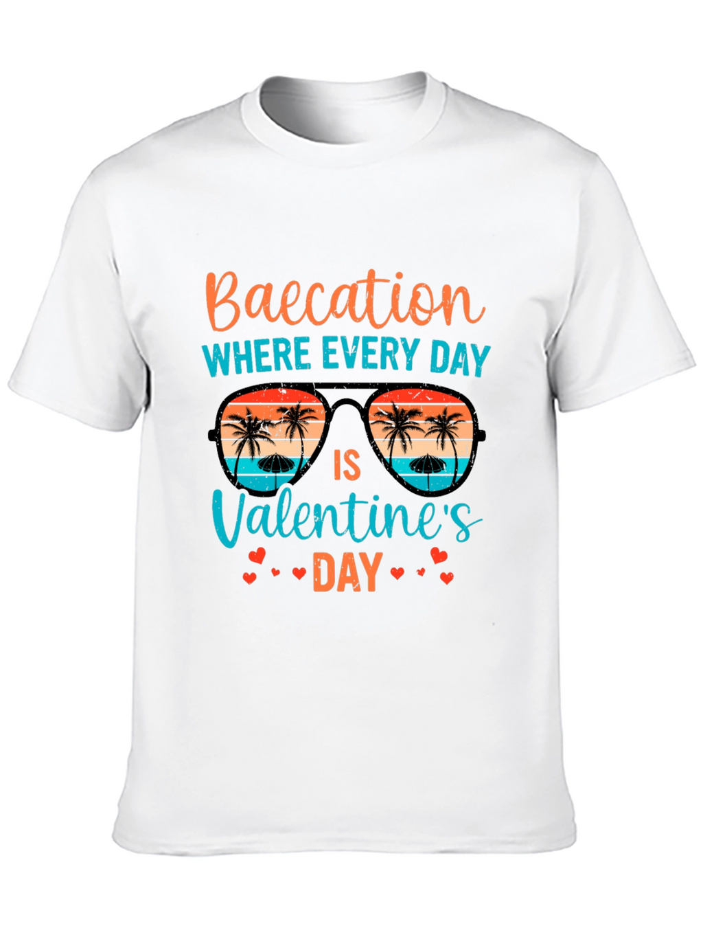 Baecation Valentines Day Graphic T-Shirt