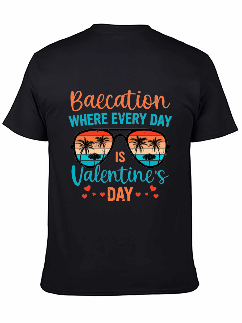 Baecation Valentines Day Graphic T-Shirt