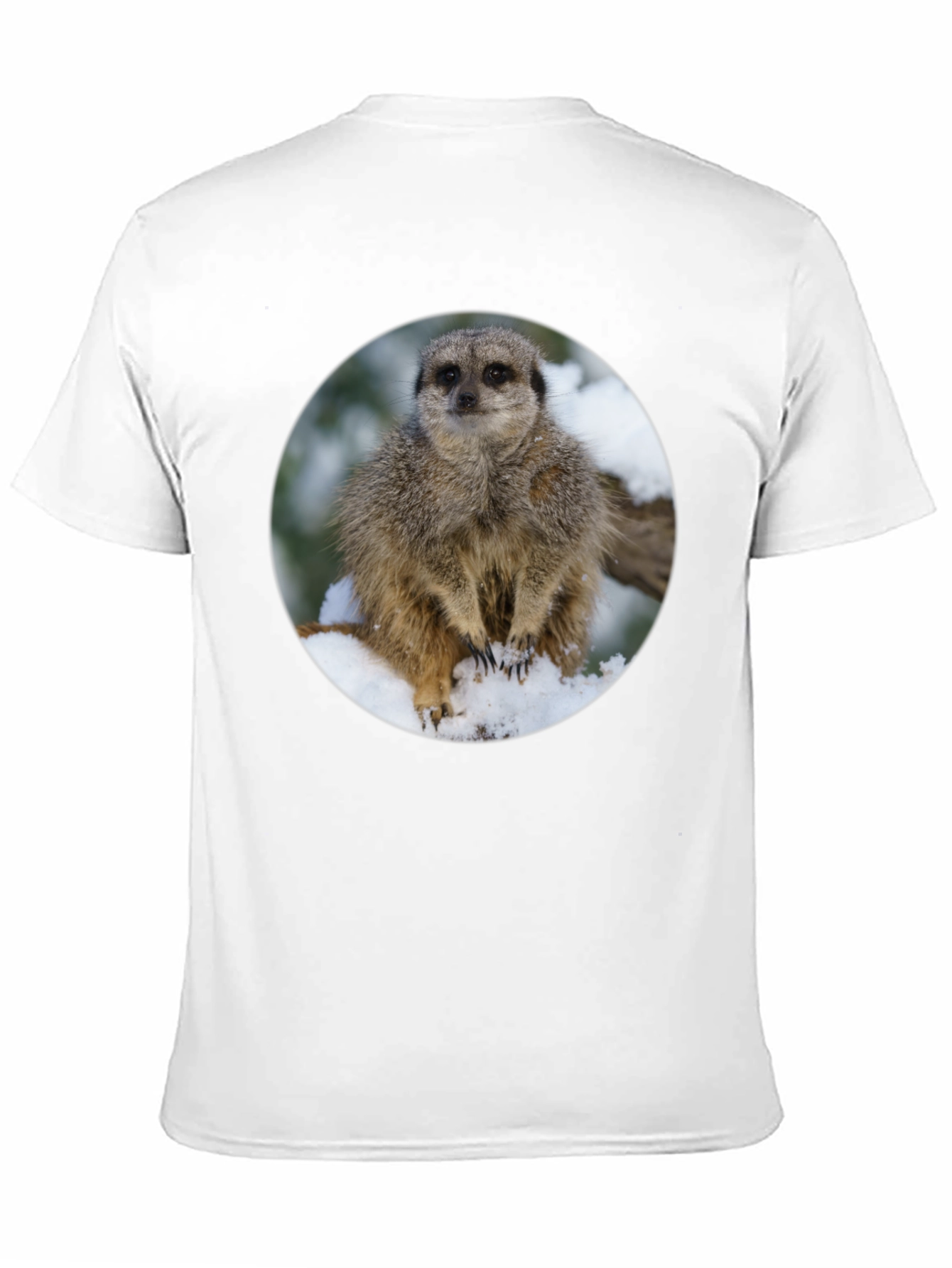 Meerkat in Snow T-Shirt - Cute Animal Tee