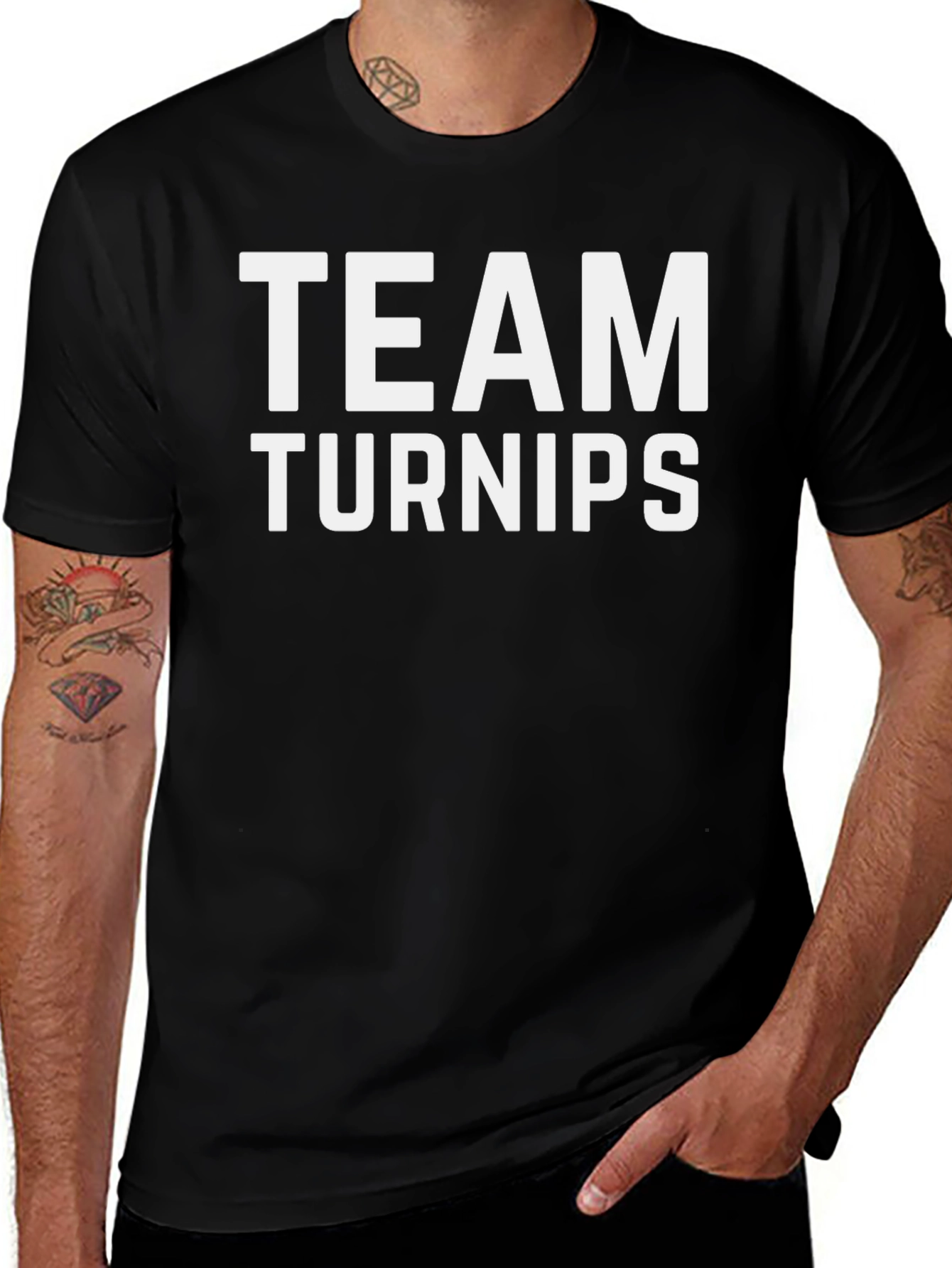 Team Turnips Graphic T-Shirt - Funny Foodie Tee