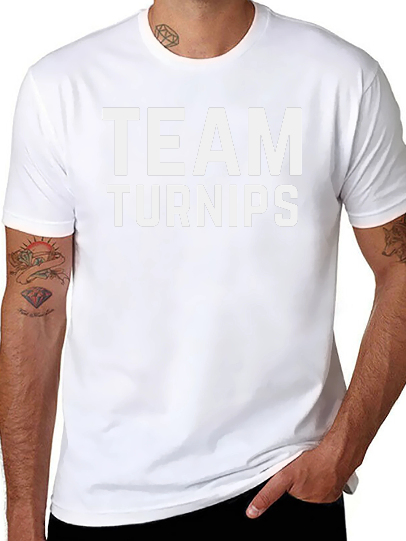 Team Turnips Graphic T-Shirt - Funny Foodie Tee