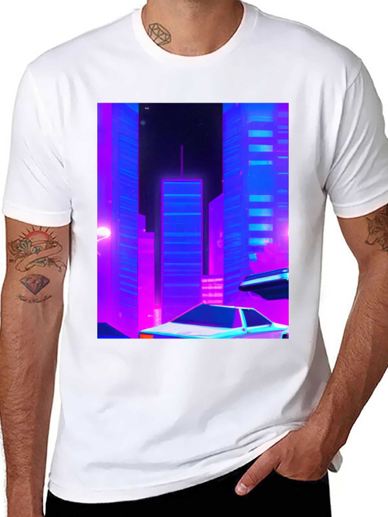 Retro Cityscape T-Shirt