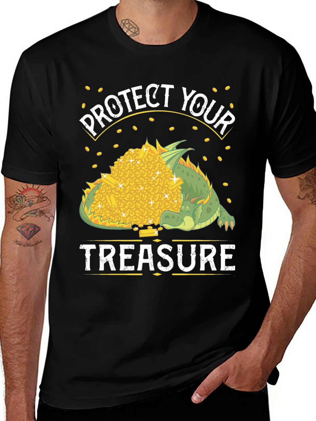 Protect Your Treasure Graphic T-Shirt