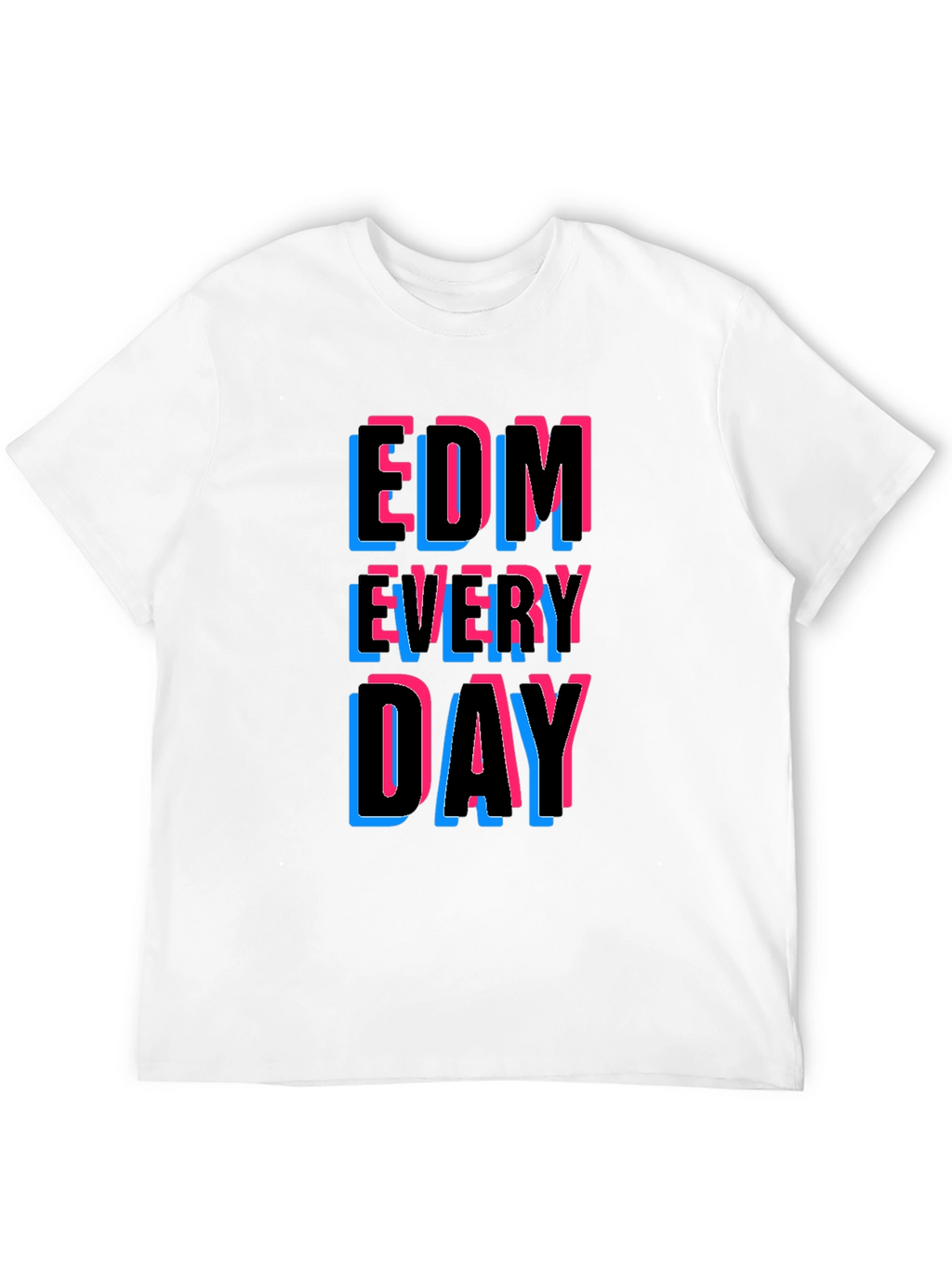 EDM Every Day Graphic Tee - Black