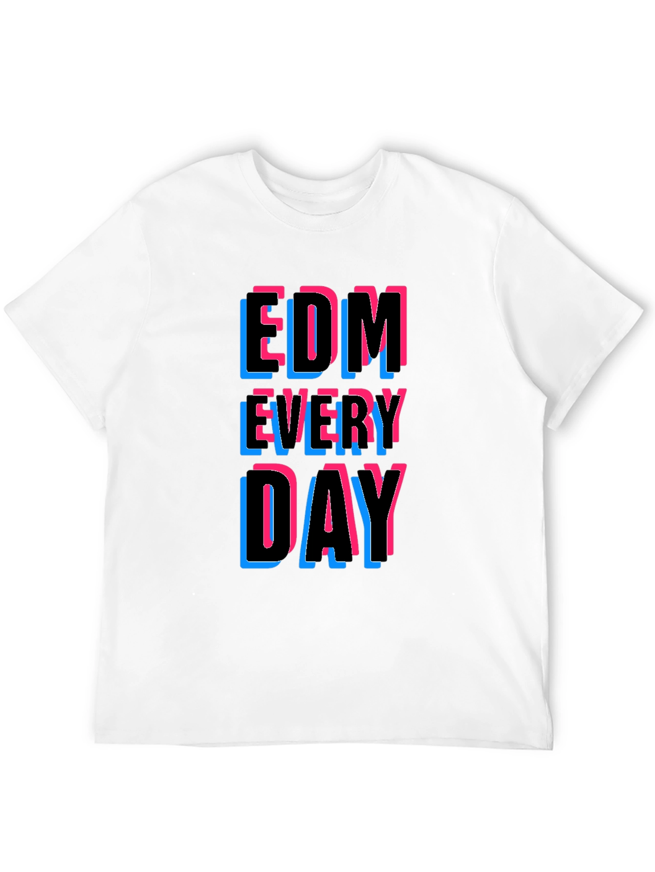 EDM Every Day Graphic Tee - Black