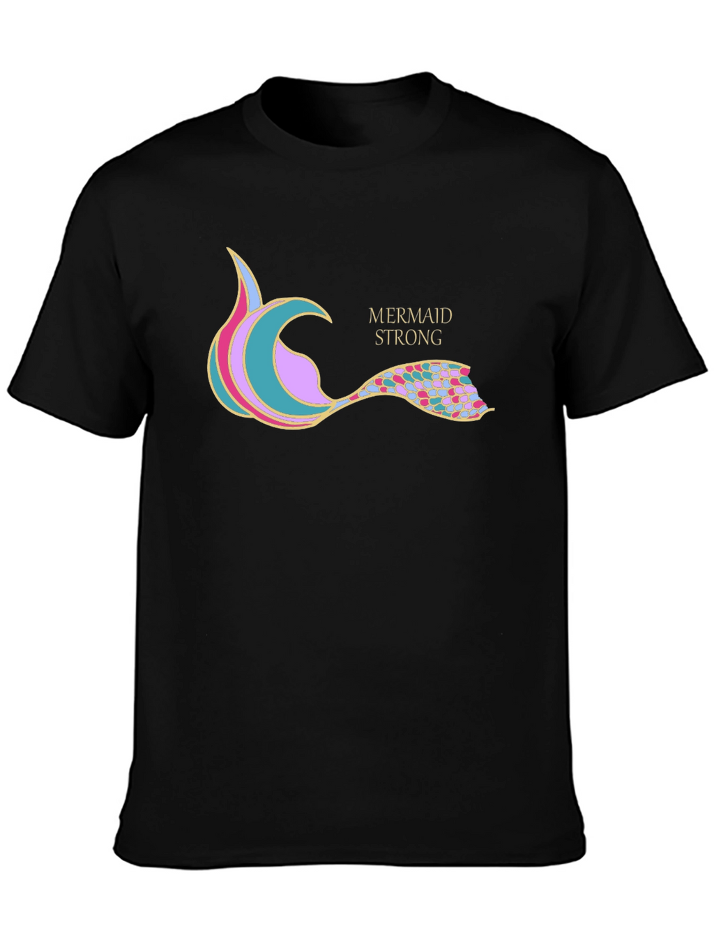 Mermaid Strong Graphic T-Shirt