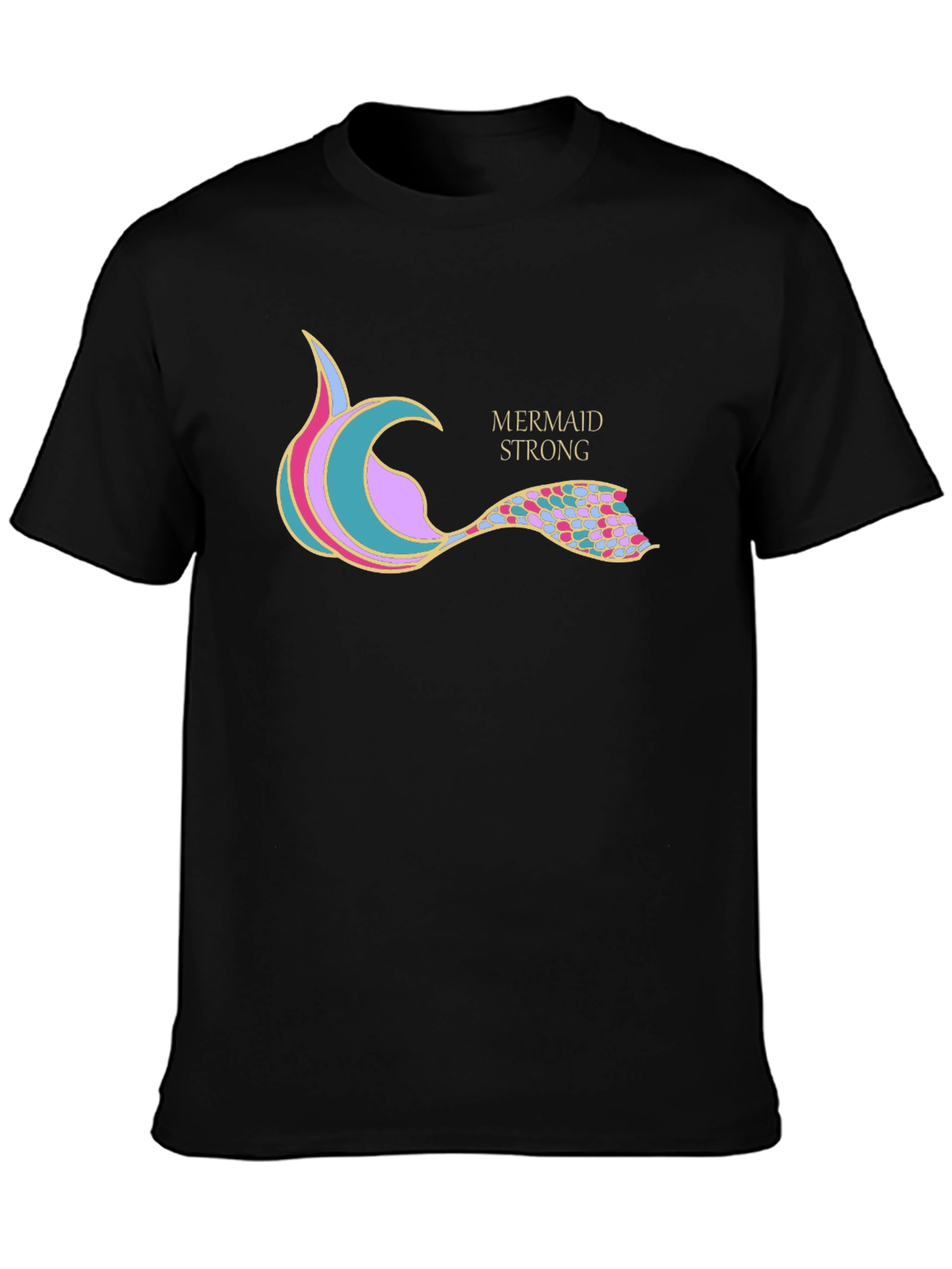Mermaid Strong Graphic T-Shirt