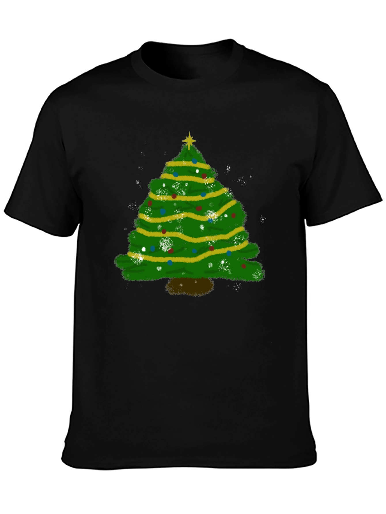 Christmas Tree Graphic Tee - Holiday Season