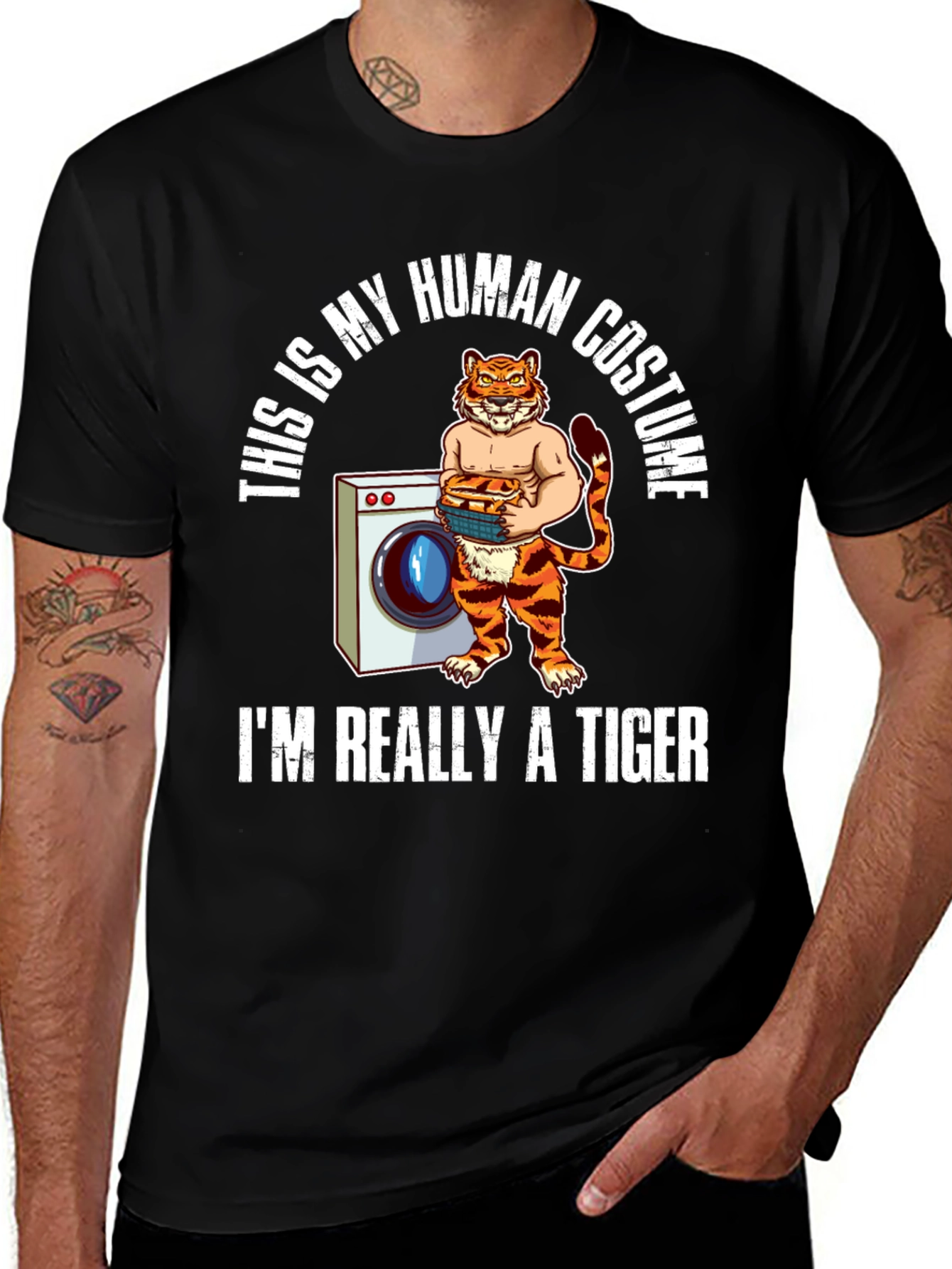 Tiger Human Costume T-Shirt