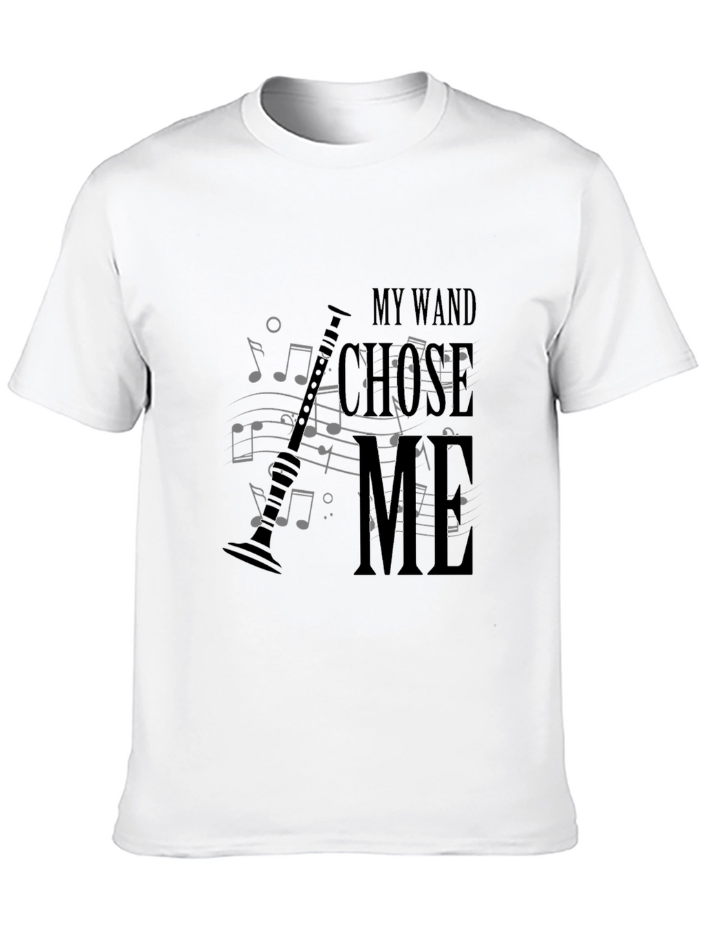 My Wand Chose Me Music T-Shirt
