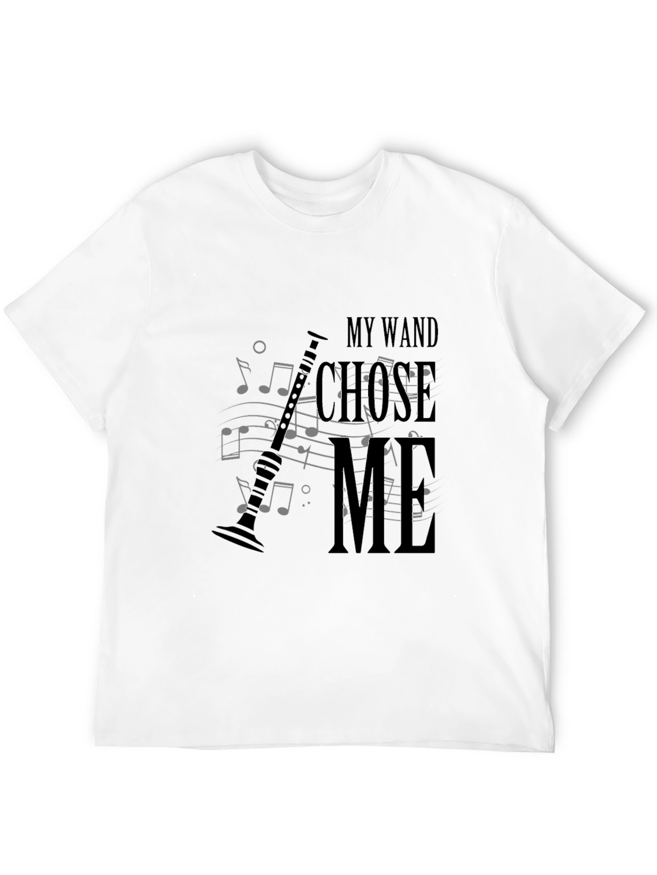My Wand Chose Me Music T-Shirt
