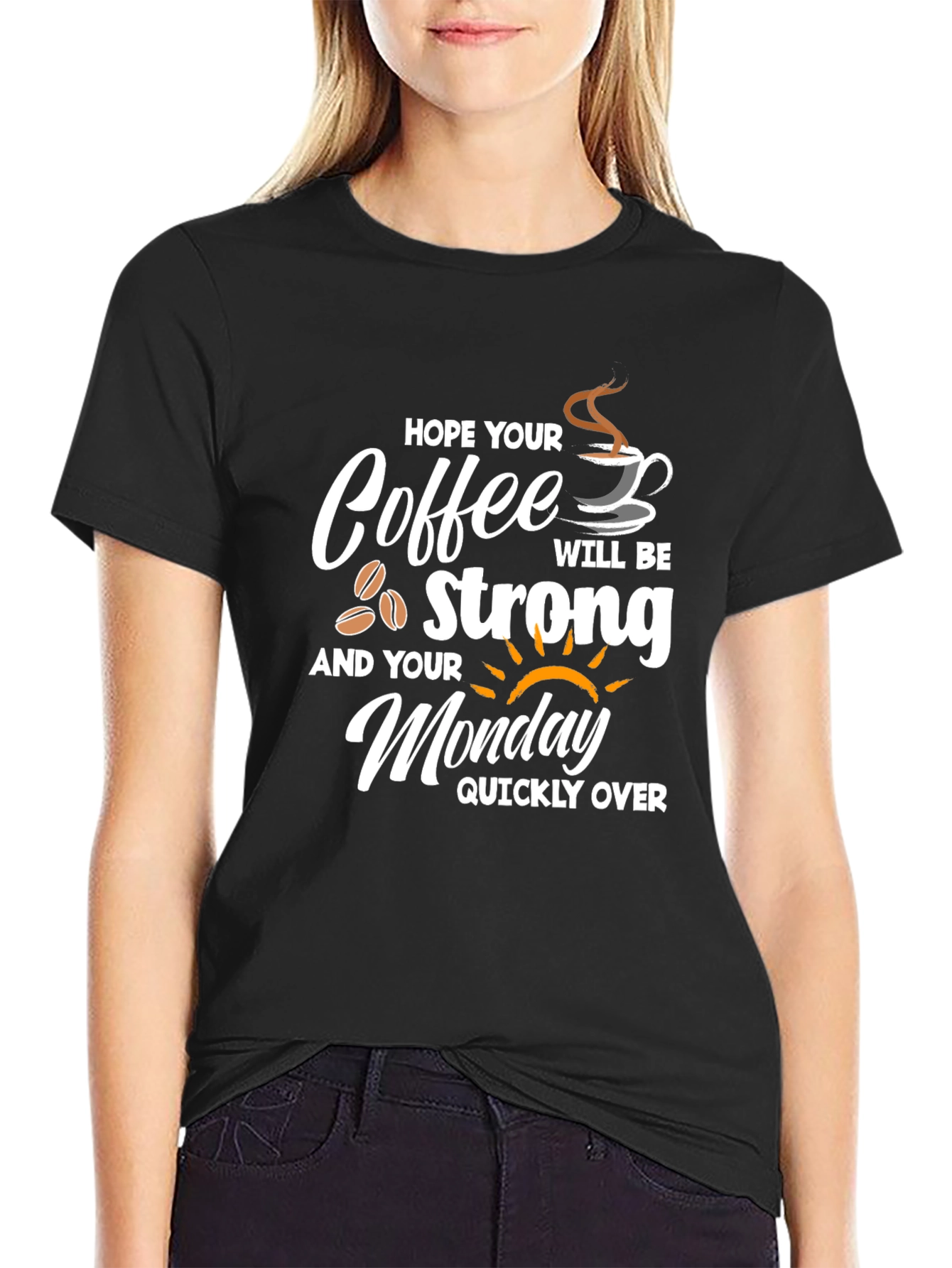 Strong Coffee Monday T-Shirt