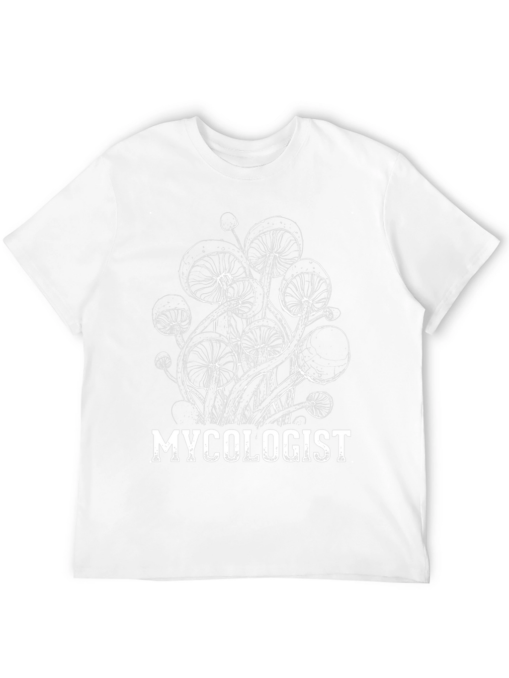 Mycologist Mushroom T-Shirt - Black Cotton Graphic Tee