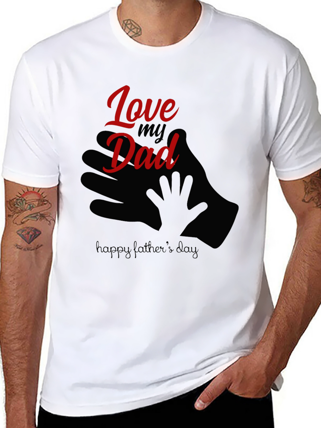 Love My Dad Fathers Day T-Shirt