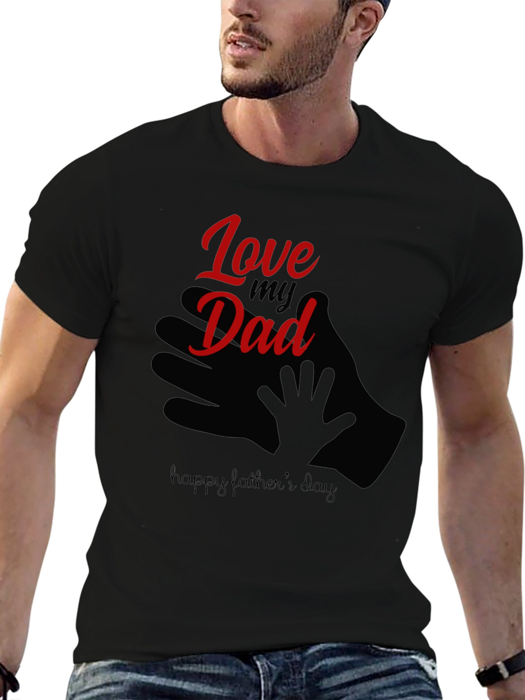 Love My Dad Fathers Day T-Shirt