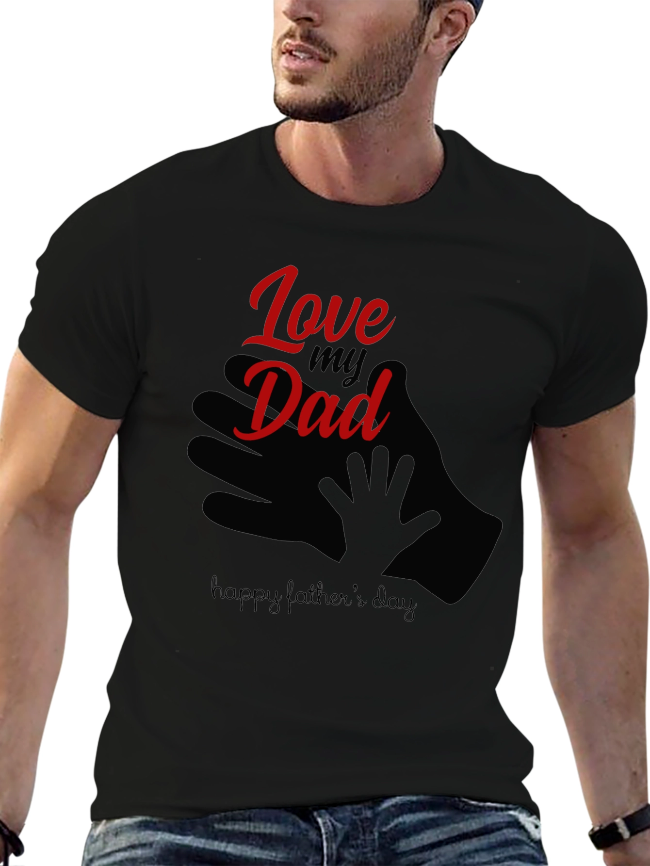Love My Dad Fathers Day T-Shirt
