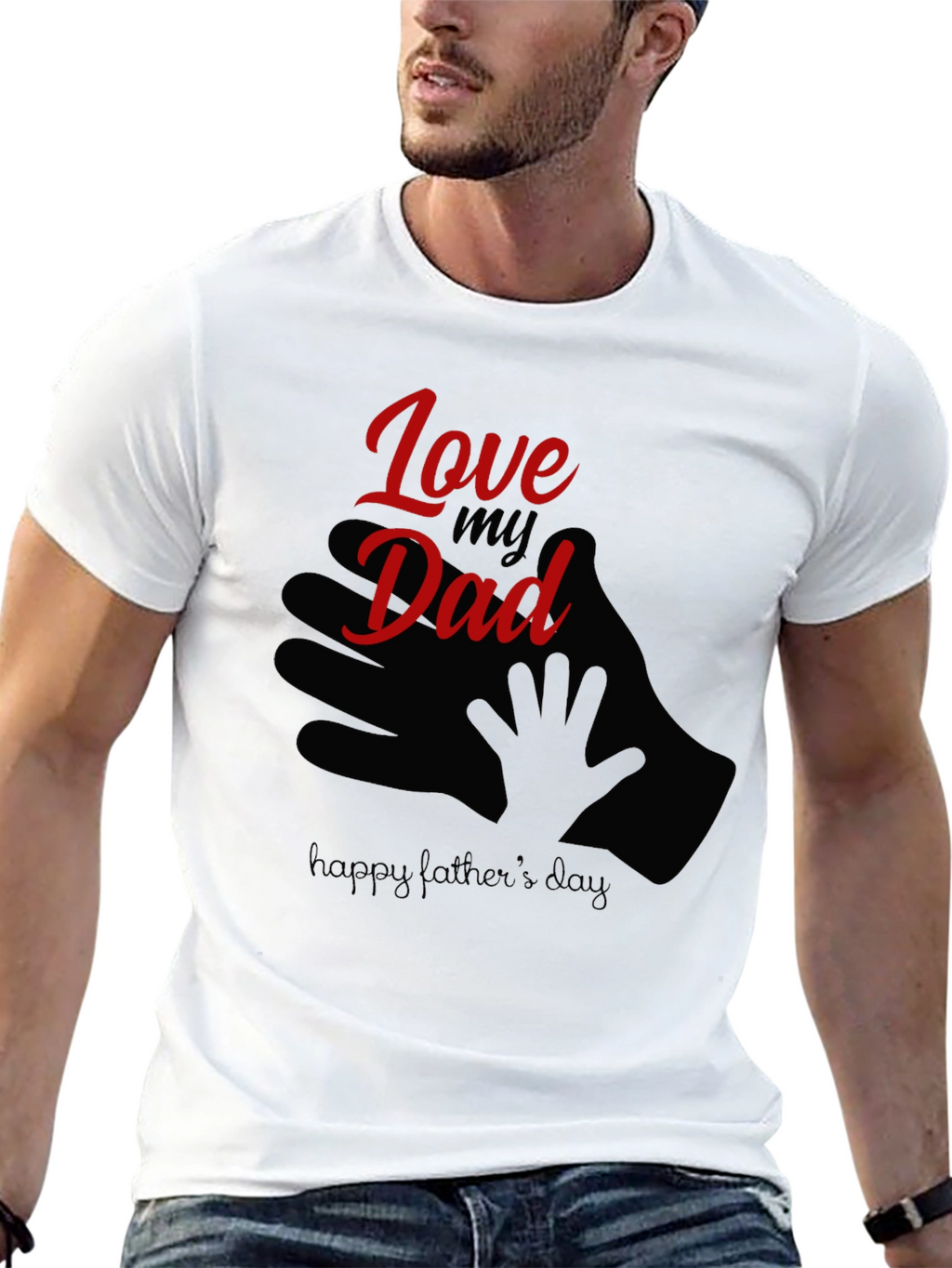 Love My Dad Fathers Day T-Shirt