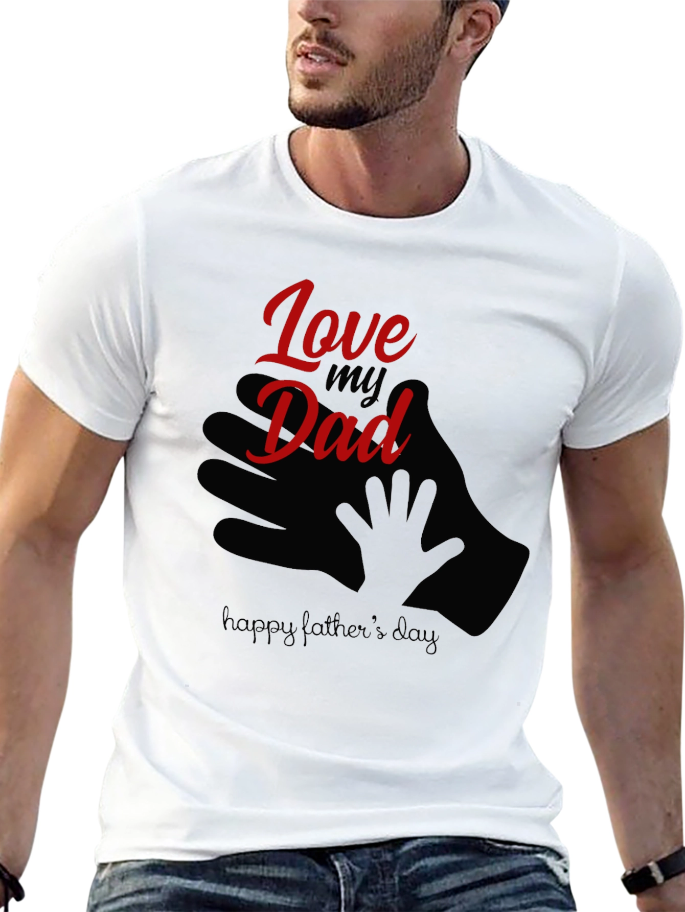 Love My Dad Fathers Day T-Shirt