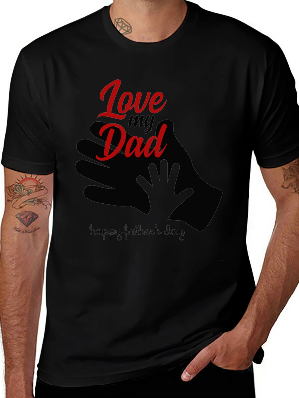 Love My Dad Fathers Day T-Shirt