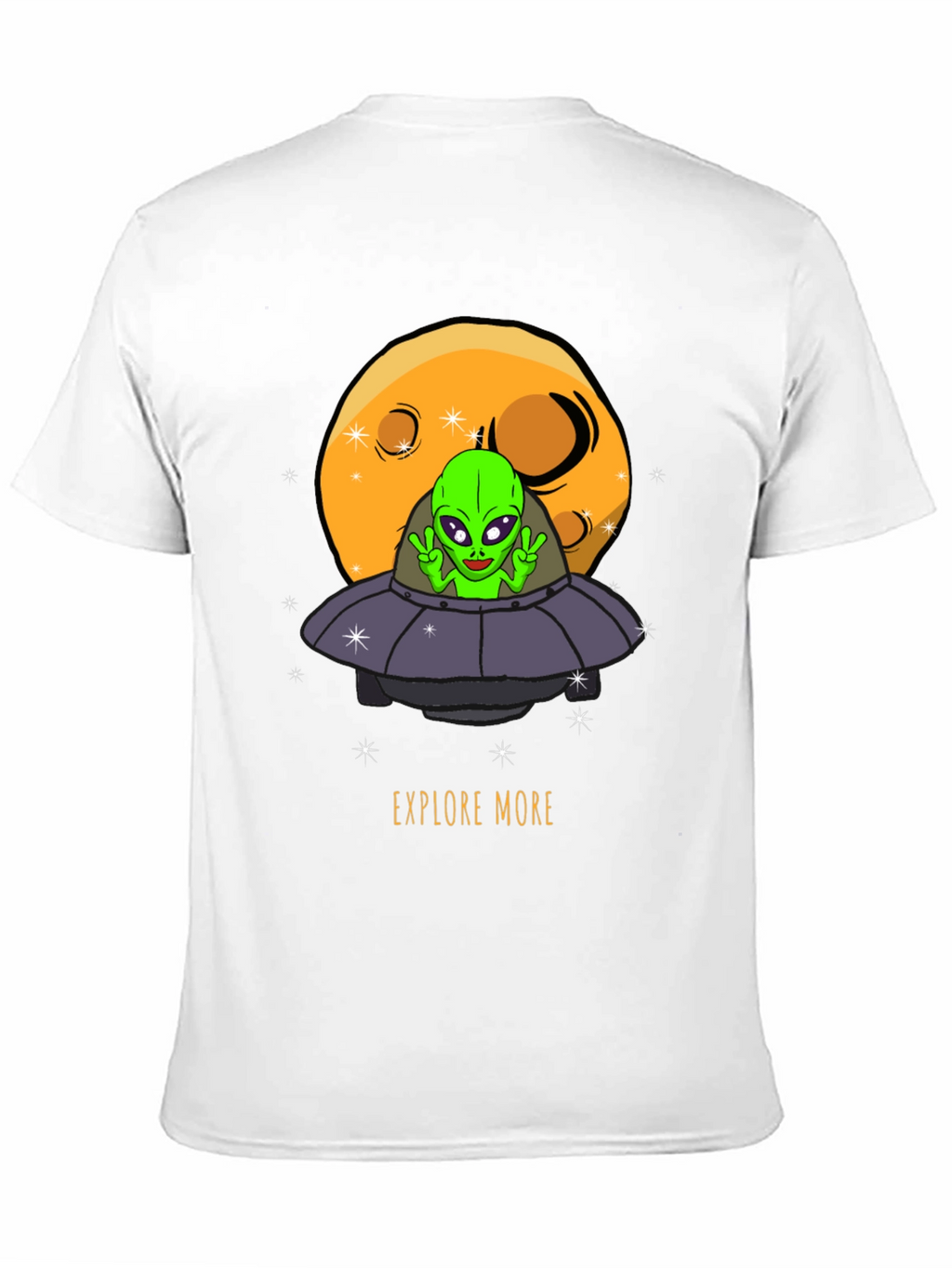 Explore More Alien UFO Graphic T-Shirt