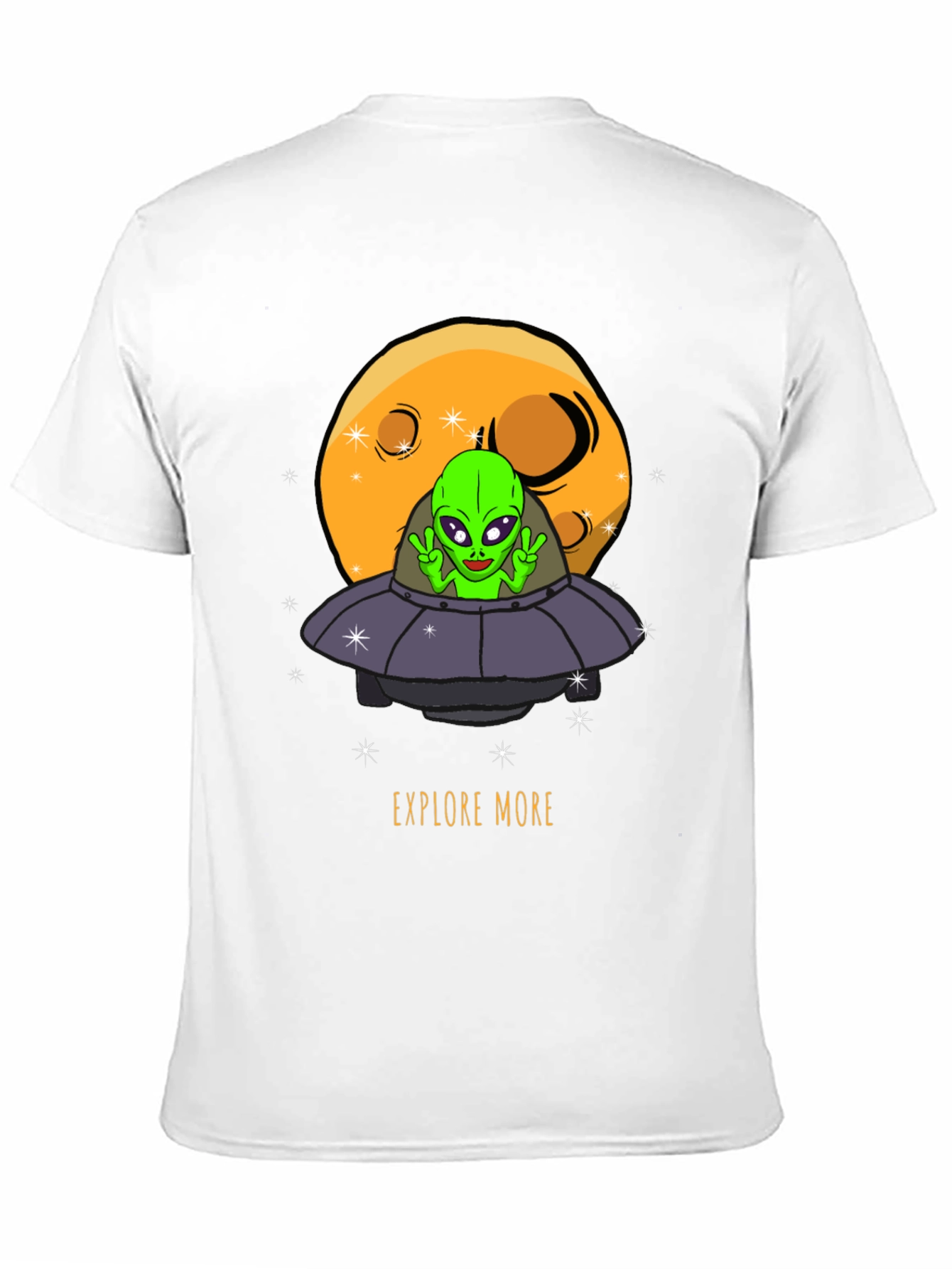Explore More Alien UFO Graphic T-Shirt