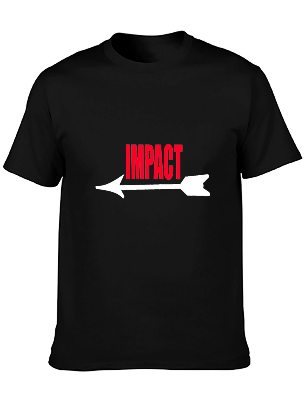 Impact Arrow Graphic Black T-Shirt