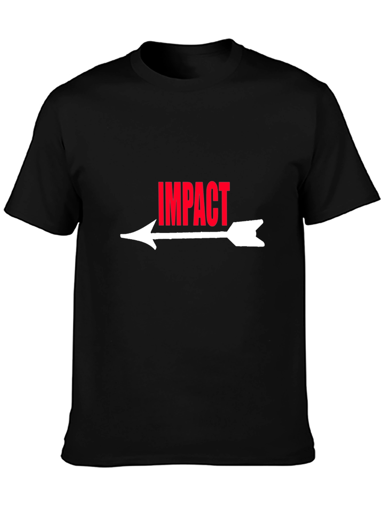Impact Arrow Graphic Black T-Shirt