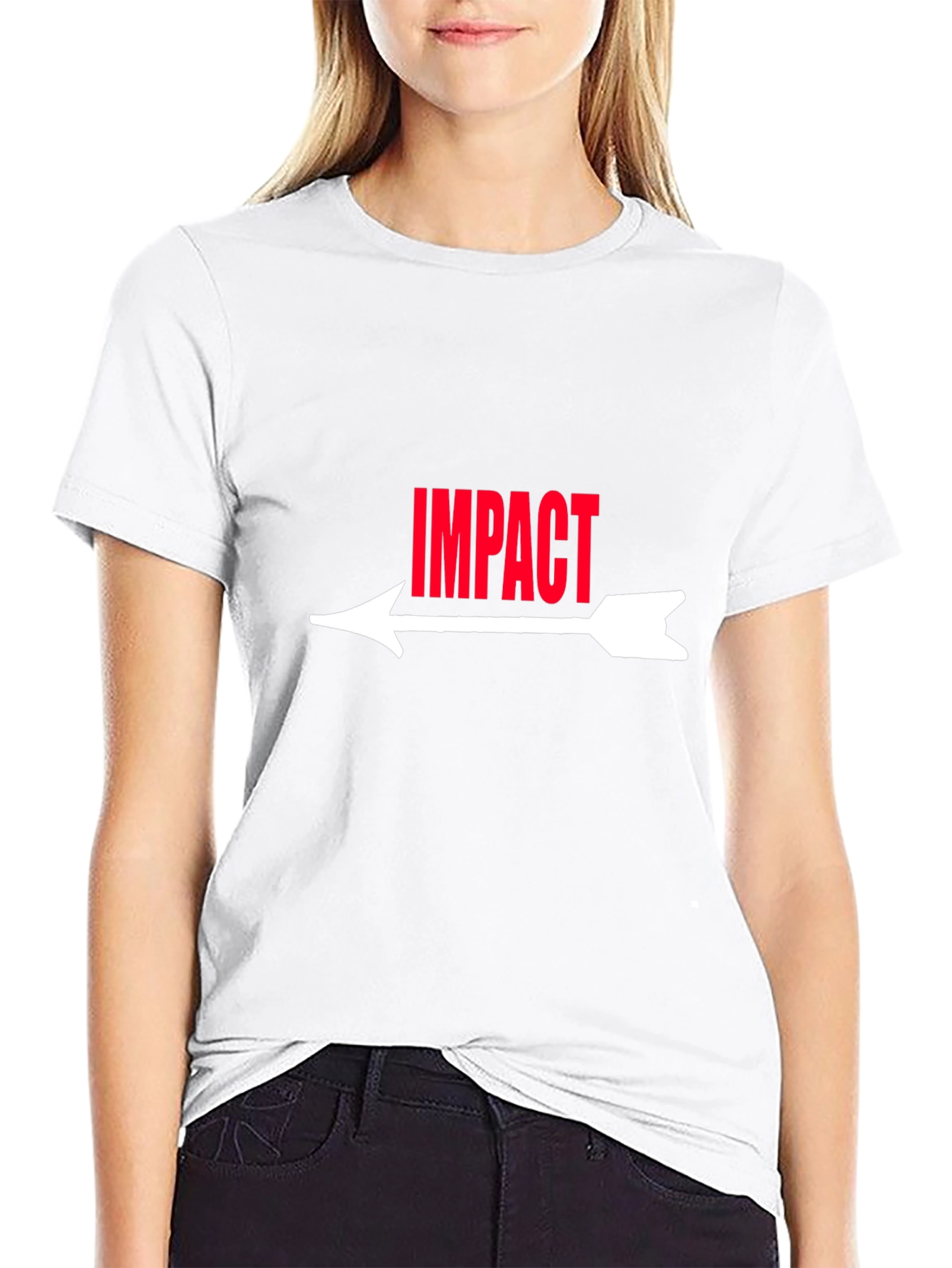 Impact Arrow Graphic Black T-Shirt