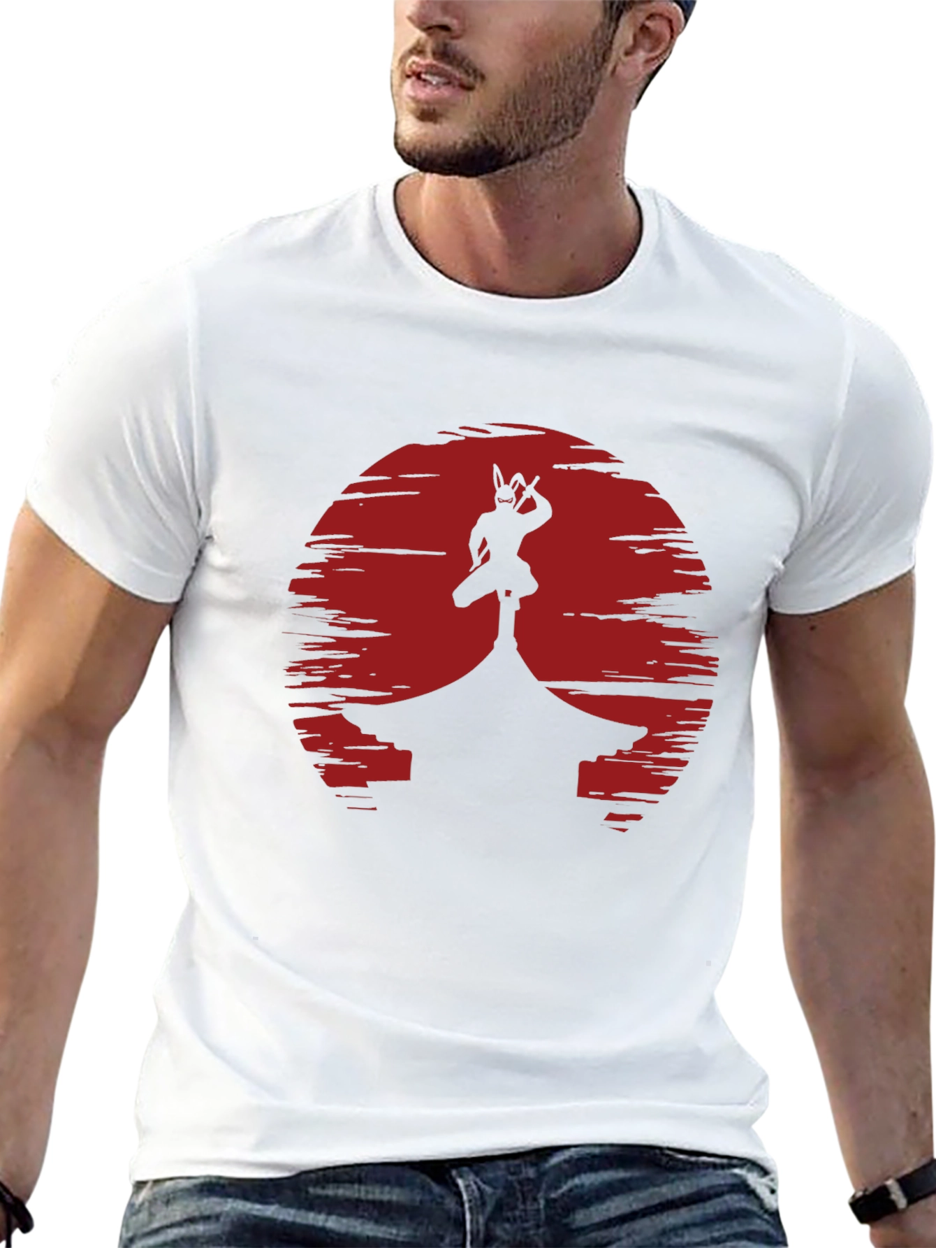 Samurai Sunset T-Shirt - Black