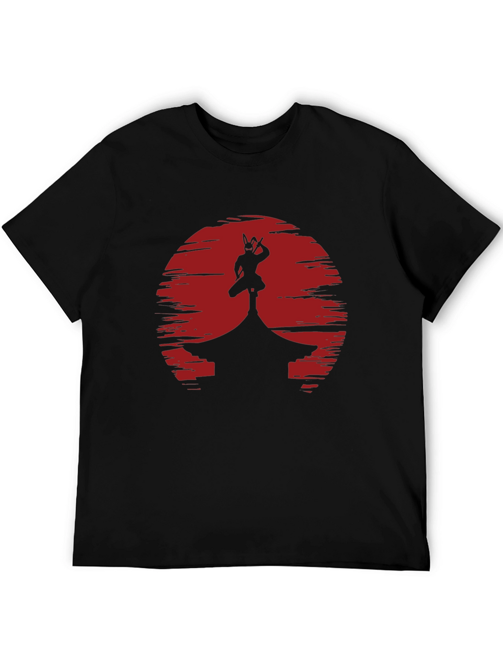 Samurai Sunset T-Shirt - Black