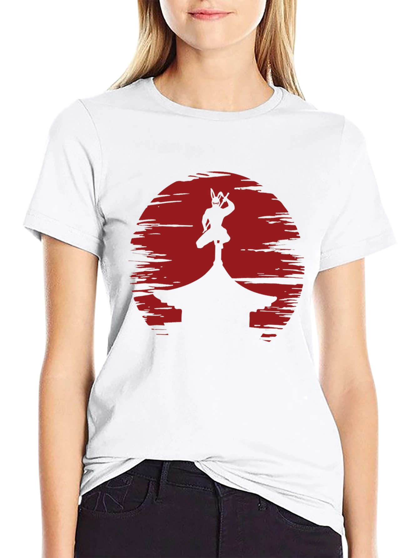 Samurai Sunset T-Shirt - Black