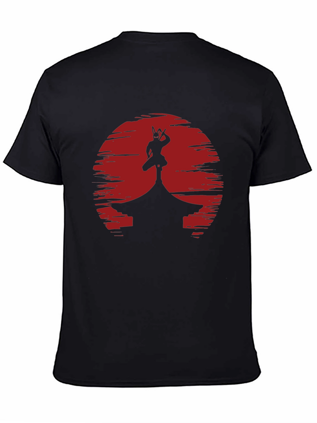 Samurai Sunset T-Shirt - Black