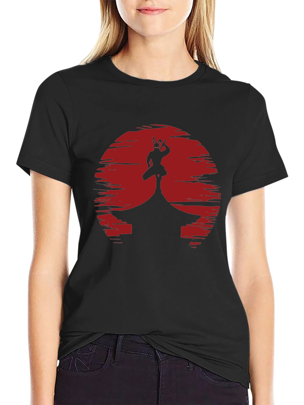 Samurai Sunset T-Shirt - Black