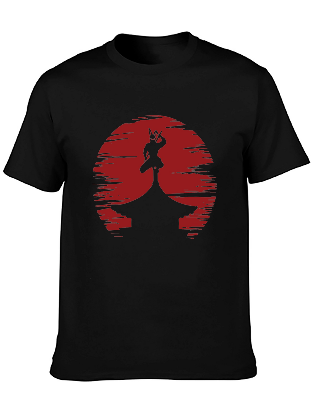 Samurai Sunset T-Shirt - Black