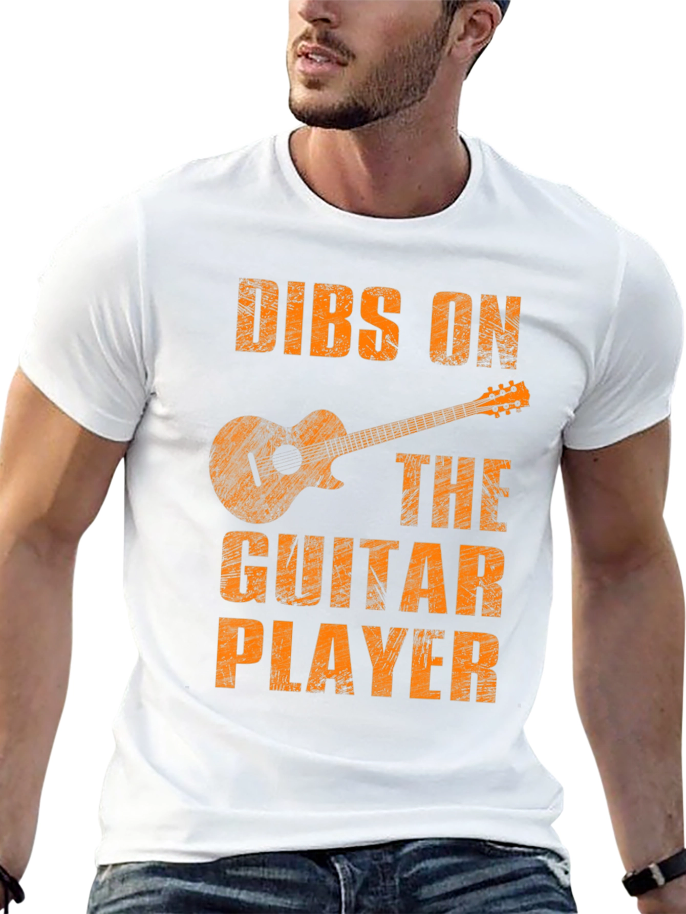 Dibs on the Guitar Player Black Graphic Tee