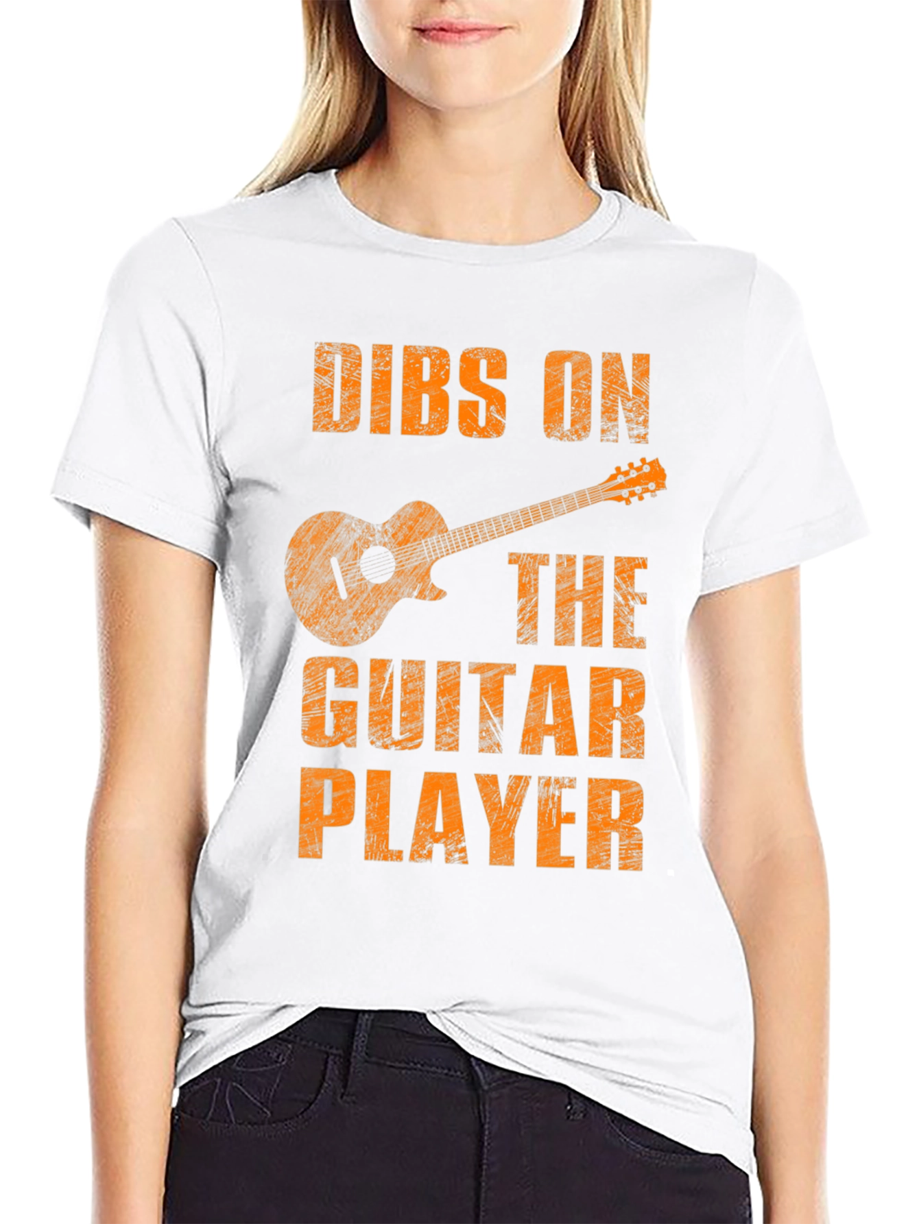 Dibs on the Guitar Player Black Graphic Tee