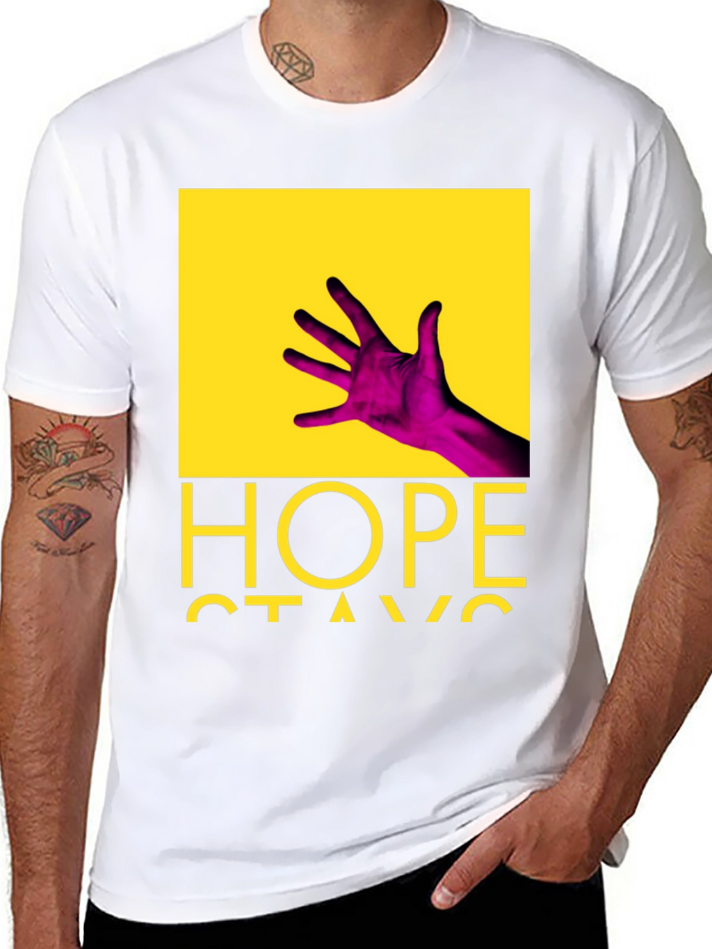Hope Octave Graphic Tee - Bold Artistic Statement