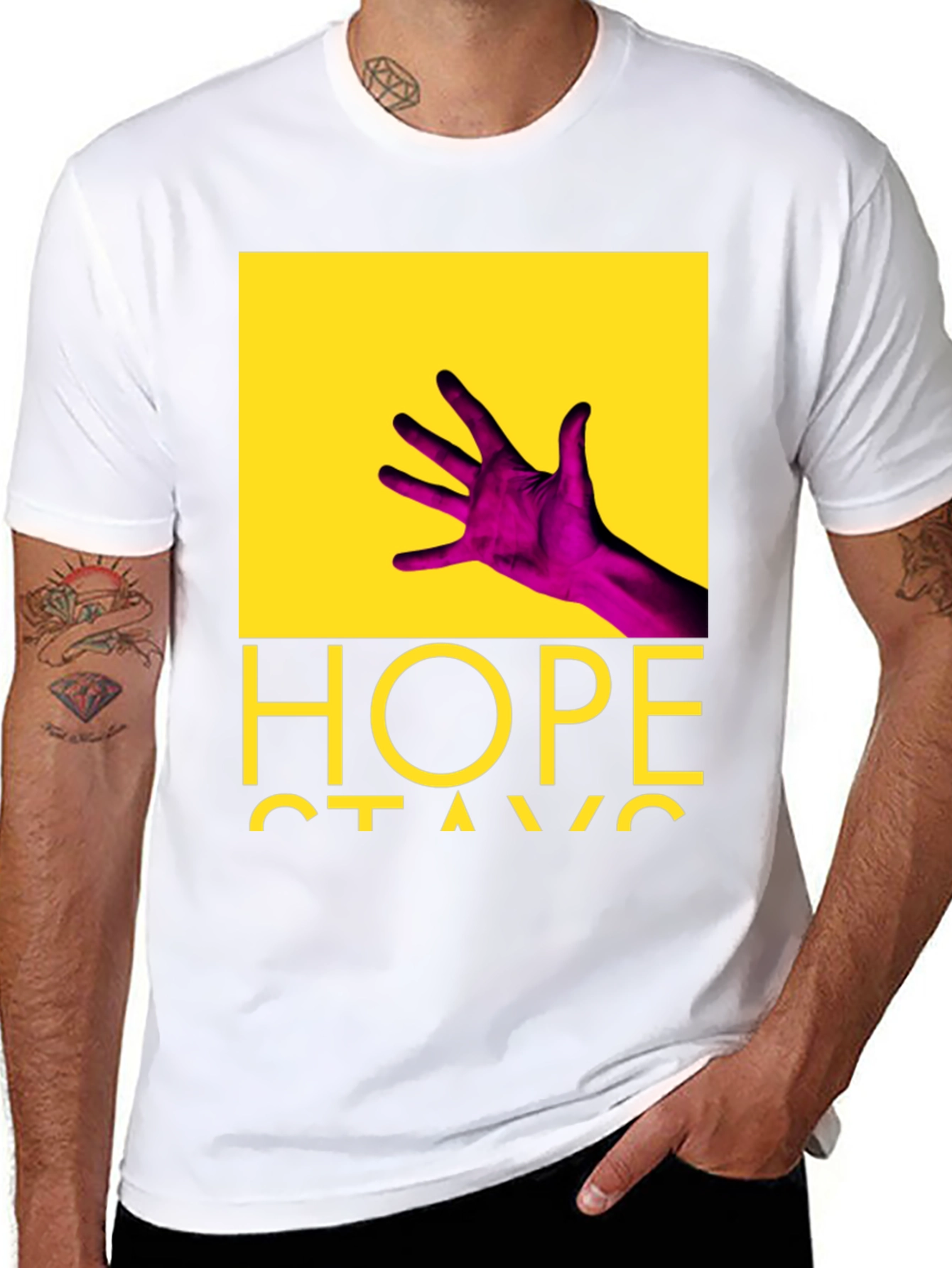 Hope Octave Graphic Tee - Bold Artistic Statement