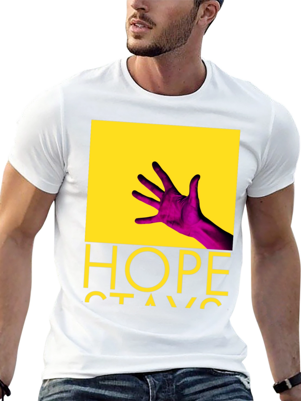 Hope Octave Graphic Tee - Bold Artistic Statement