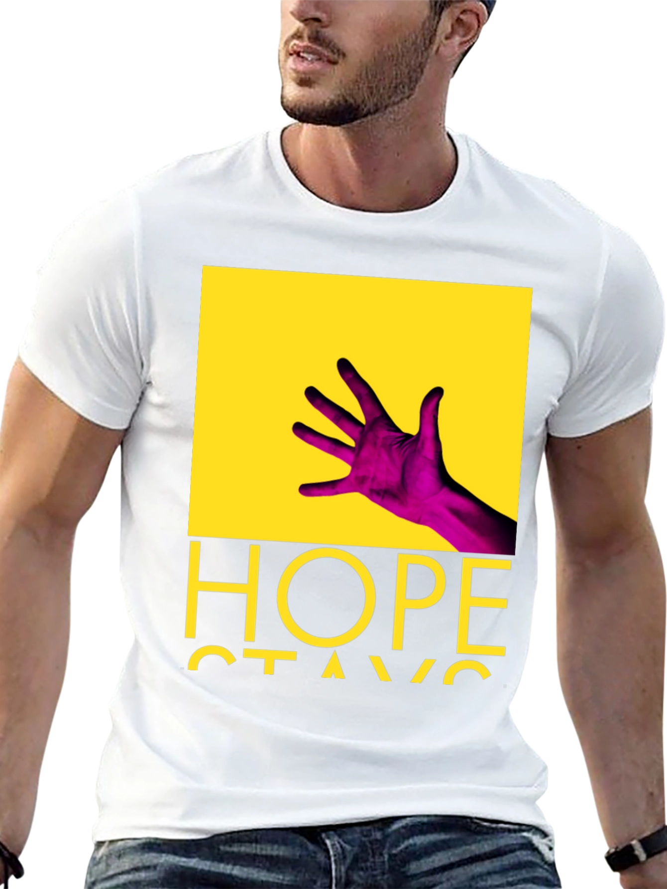 Hope Octave Graphic Tee - Bold Artistic Statement