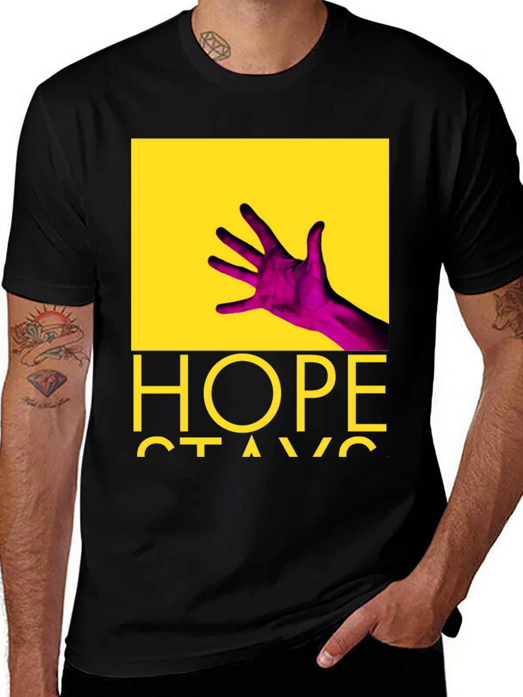 Hope Octave Graphic Tee - Bold Artistic Statement