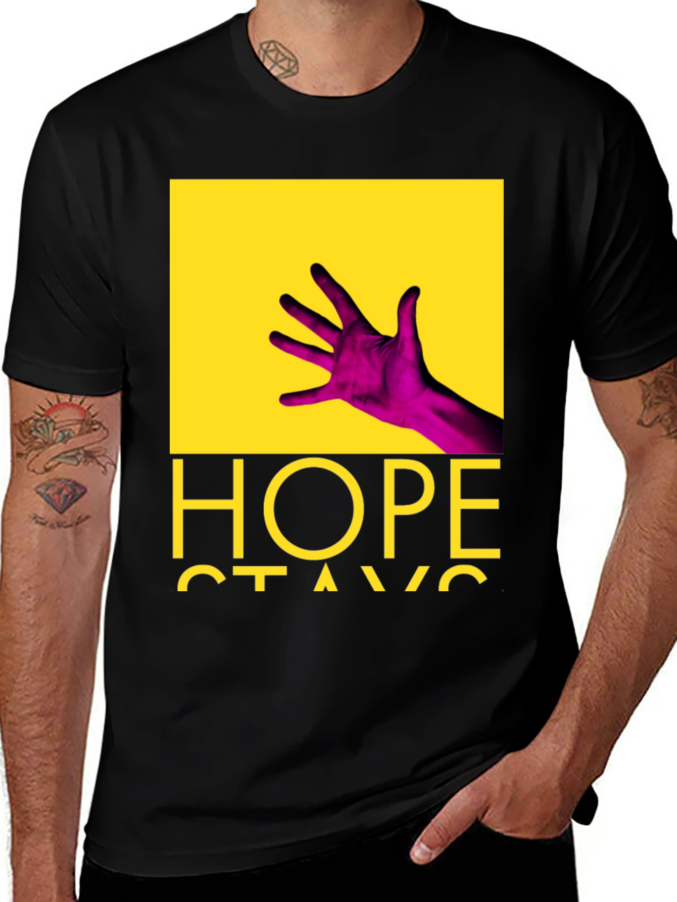 Hope Octave Graphic Tee - Bold Artistic Statement