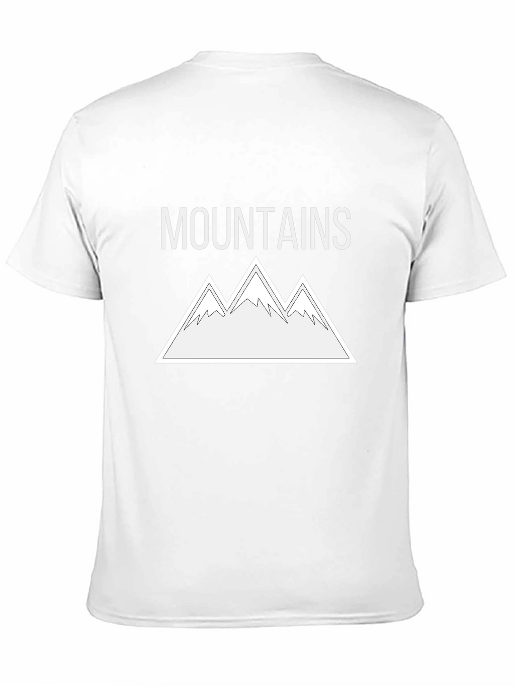 Mountains Graphic Tee - Stylish Black Cotton T-Shirt